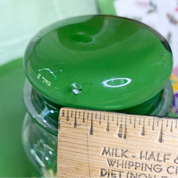 70s Botanical Glass Canister - Picture 4 of 6